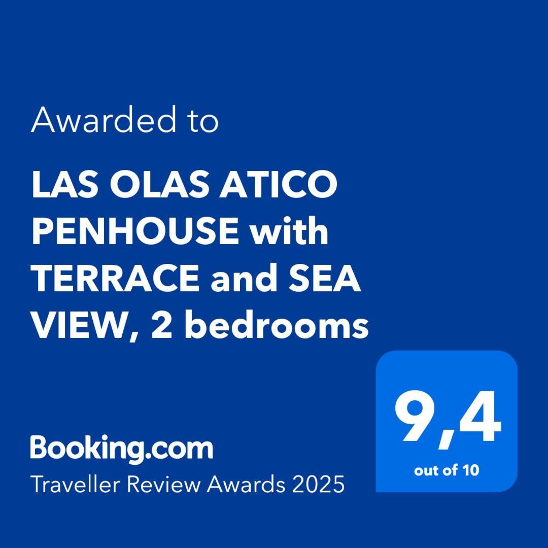 Las Olas Atico Penhouse With Terrace And Sea View, 2 Bedrooms La Caleta  ภายนอก รูปภาพ